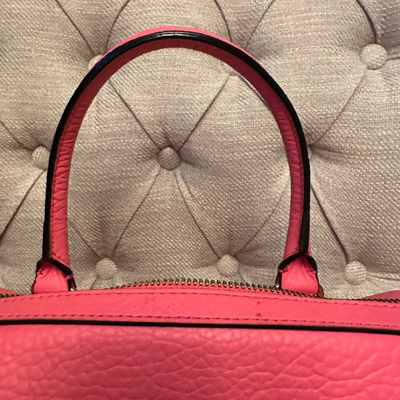 NWOT Kate Spade Coral Satchel with Perforated Design - Picture 7 of 13